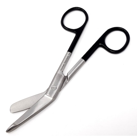 A2Z Scilab Black Handle Color Lister Bandage Scissors 5.5", Stainless Steel A2Z-ZR005